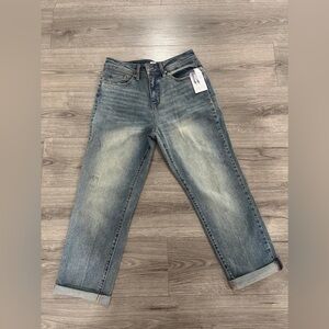 Time and Tru Women's Boyfriend Jeans in Light Blue